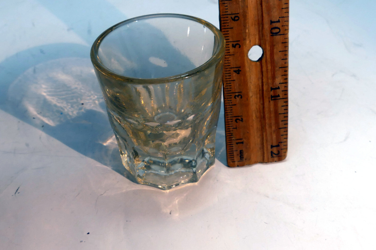 Rock Shot Clear Glass Thick Weighed Bottom 1 oz - New Orleans Style