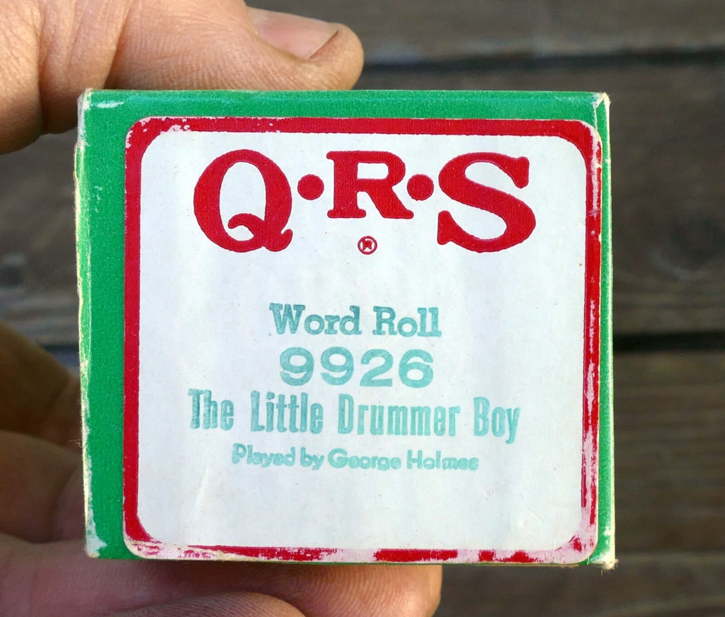 QRS Word Roll 9926 The Little Drummer Boy music piano