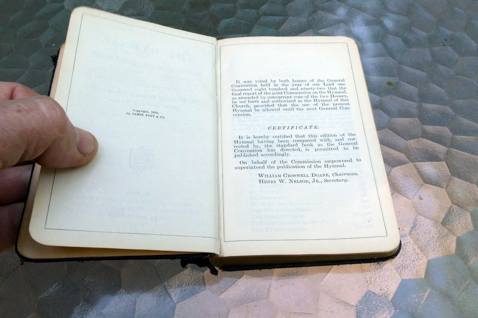 The Hymnal Revised and Enlarged 1892 James Pott & Company Oxford New York
