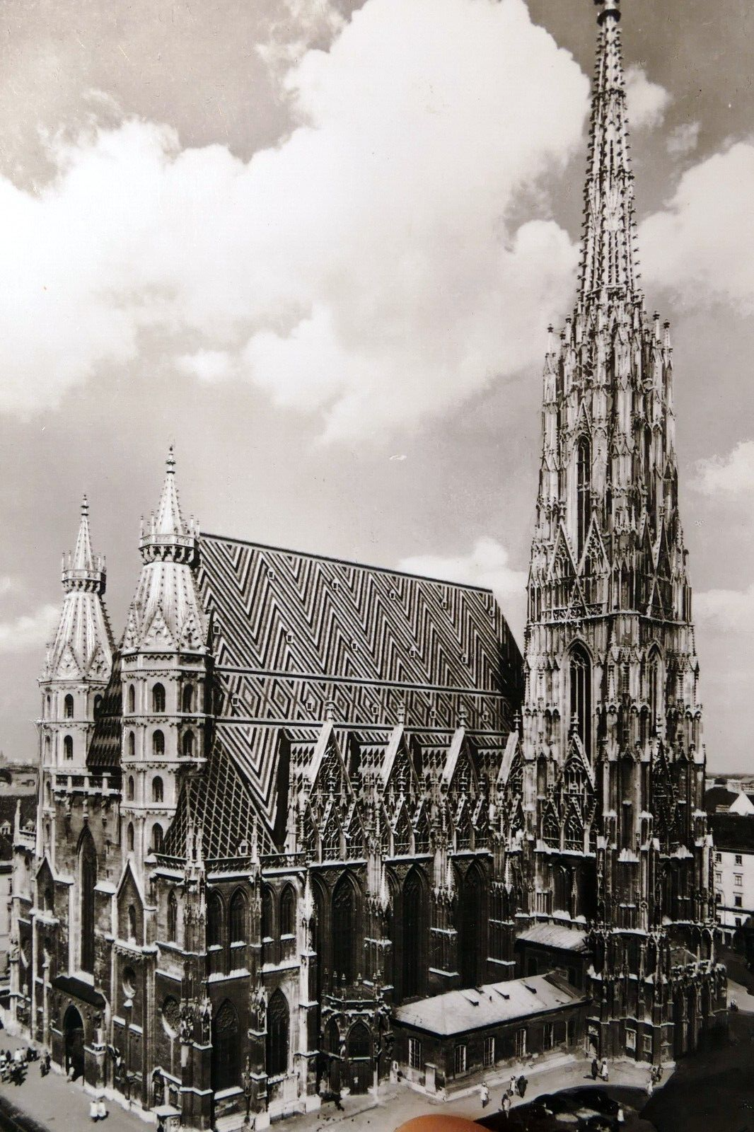 Vienna wien stephansdom postcard austria 1940   unposted
