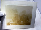 vintage picture two gentlemen black and white 1900's