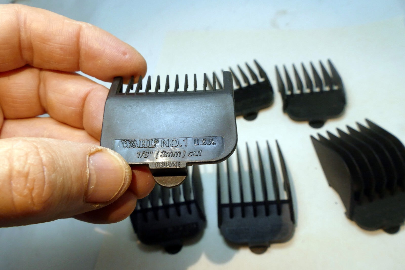 #1 #2 #3 #5 #7 #8  Wahl Guide Comb Attachment mixed lot - missing 4 & 6