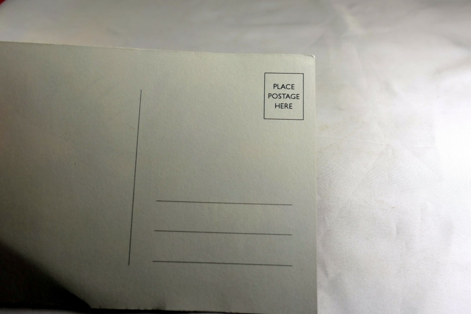 Lake Pampas Reeds grass sunset California USA Postcard vintage 1980's