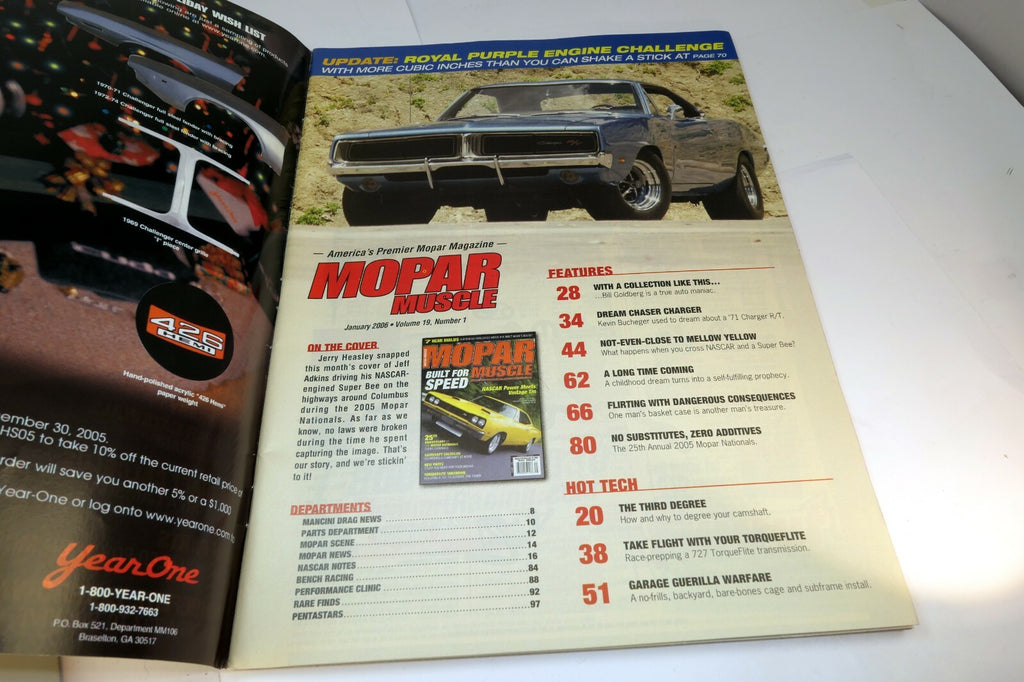 MOPAR Action Magazine January 2006 7 HEMI Builds,  Built for speed