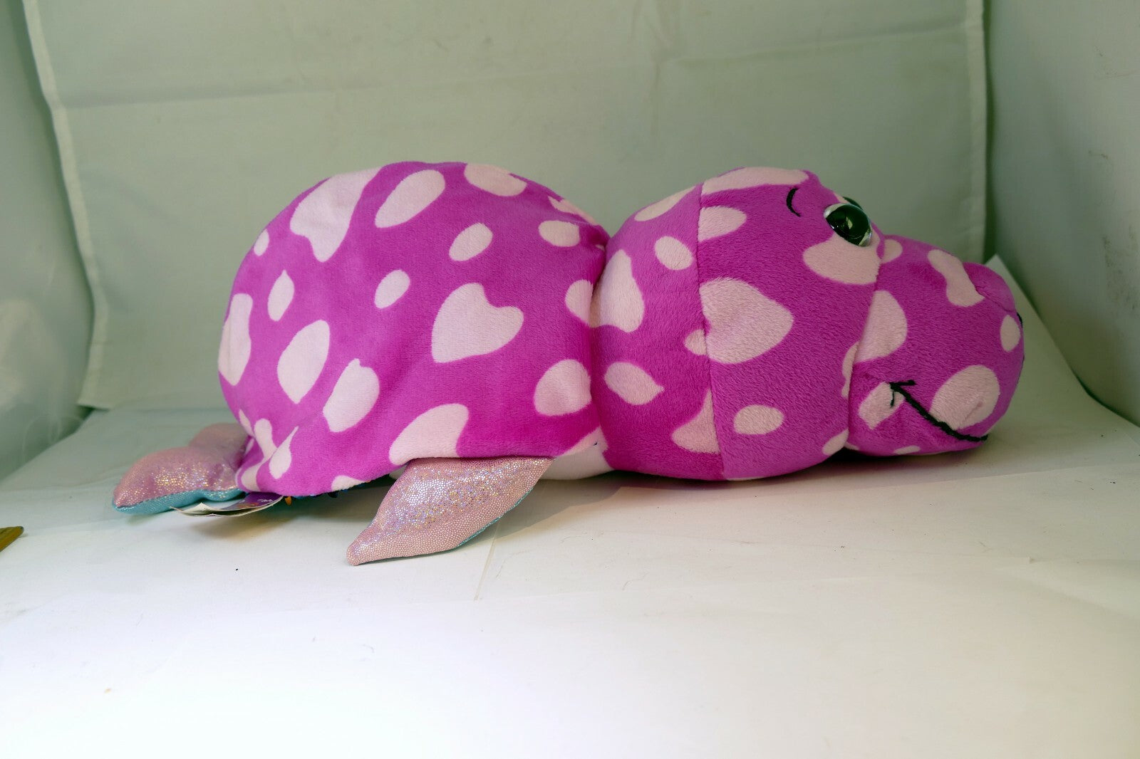 Flipazoo Danica Dolphin 14" Flippable Sequins plush toy two in one