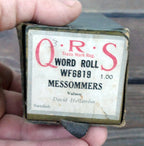 Qrs word roll wf6819 messommers valsen david hellstrom piano roll