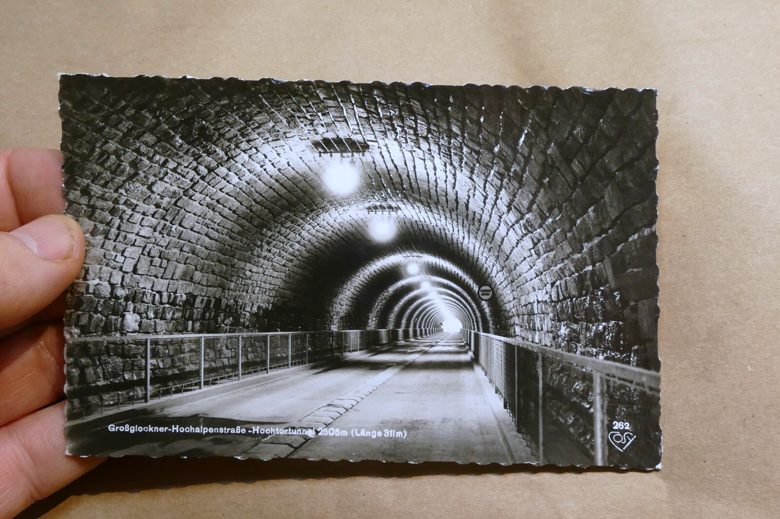Grossglockner Hocktortunnel Alpine Road postcard Austria - unposted