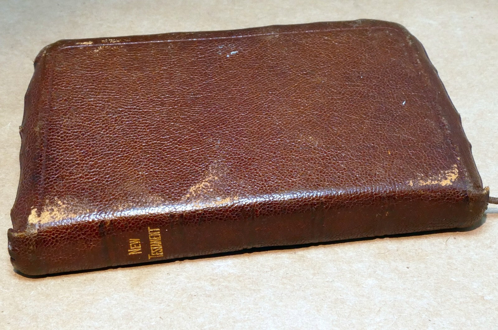 Pocket oxford new testament bible printed in london 1900's w/ color pictures