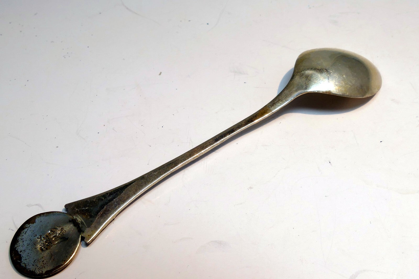 925 Sterling Silver - TAXCO Aztec Calendar Spoon -  Mexico 25 gr.