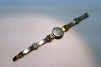Galaxie by Elgin Cocktail Fashion Gold Tone Dress Quartz Ladies W1124