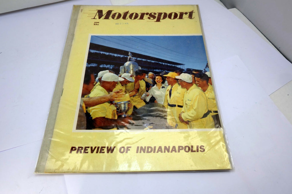 Motorsport  Magazine June 1952 car Preview Of Indianapolis