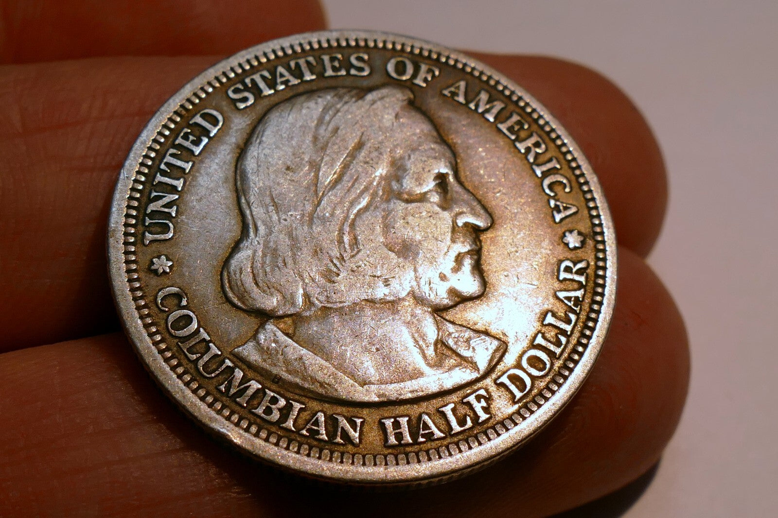 1893 Columbian Expo Half US Dollar   90% Silver  Coin