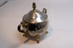 SILVER  PLATE  SUGAR BOWL with lid made in Indonesia