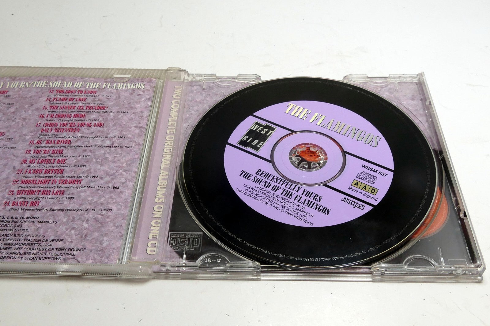 The Flamingos - Requestfully Yours  Sound Of The Flamingos  Audio CD WESM 537