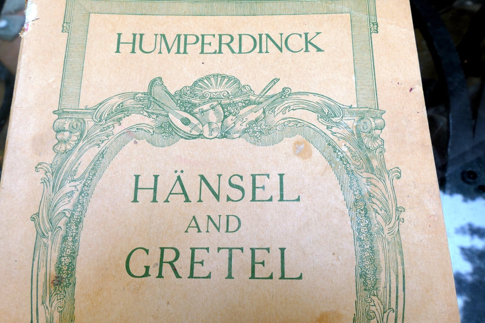 Humperdinck hansel and gretel schirmer 1895 vocal scores sheet music