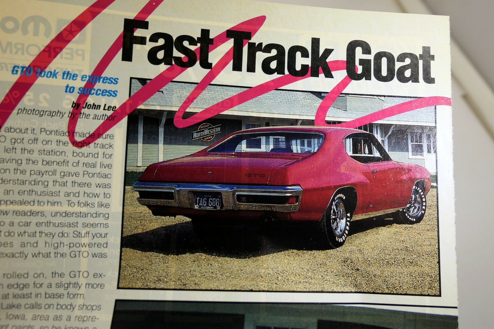 1991 pontiac gto clippings review article ad muscle car review