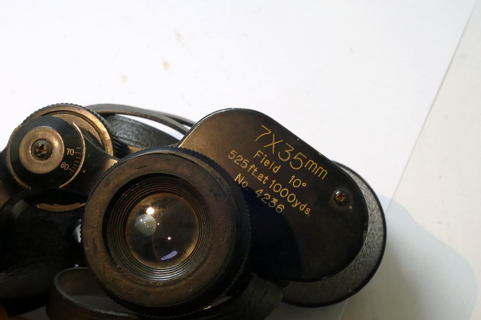Sans & Streiffe 7X35 Field 10 Binoculars #801 HUNTER W/Case