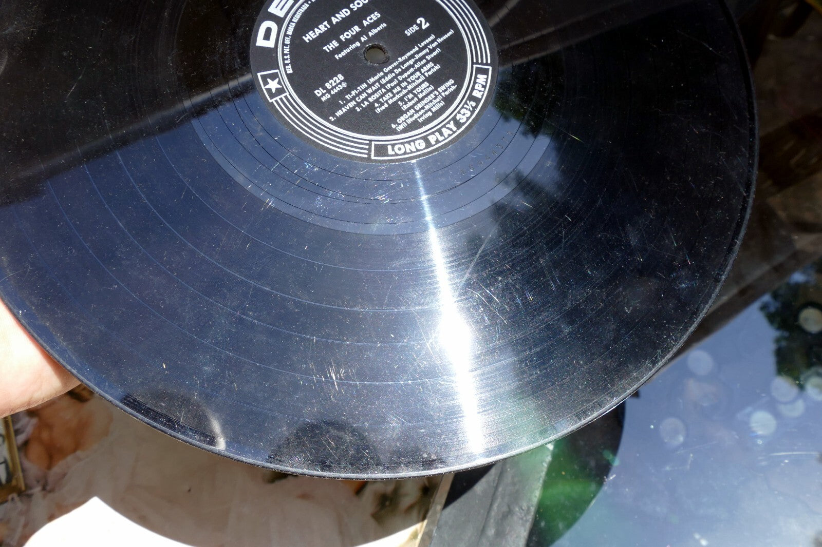 Four Aces Heart And Soul Record Album Vinyl LP DL 8228 Decca 1956