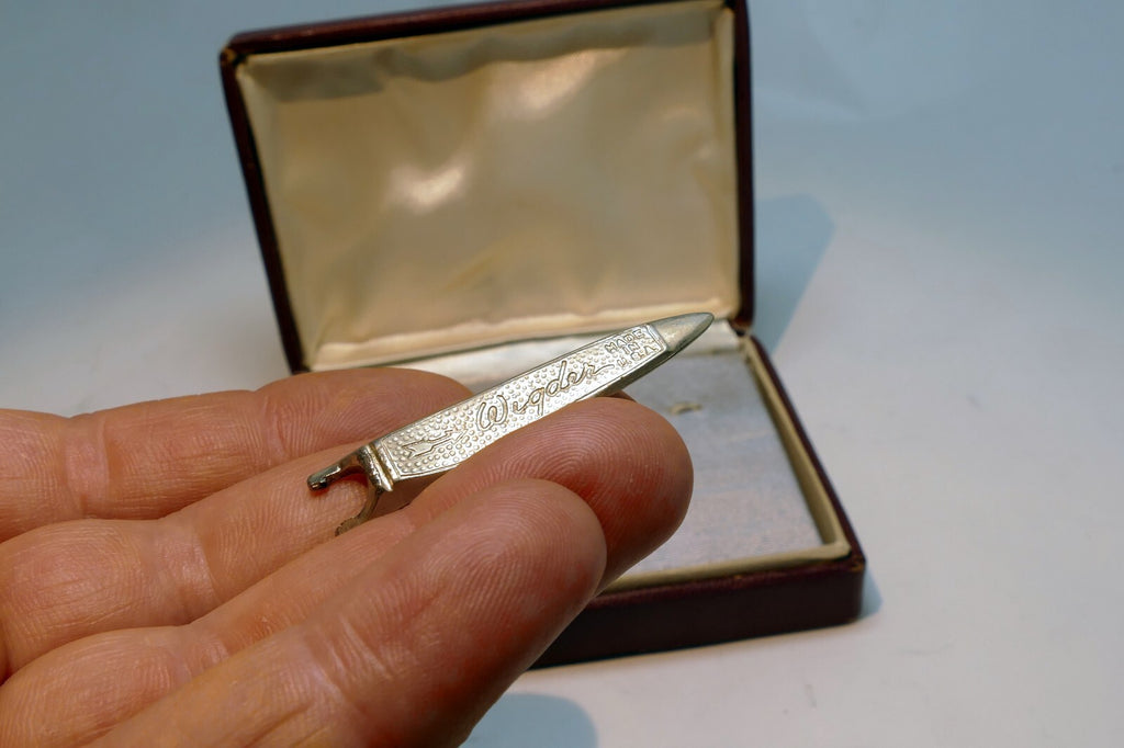 President Tie Tack Clip Gold Tone  Vintage