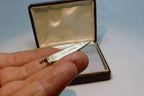 President Tie Tack Clip Gold Tone  Vintage