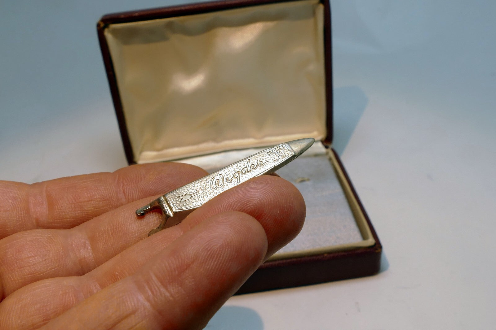 President Tie Tack Clip Gold Tone  Vintage