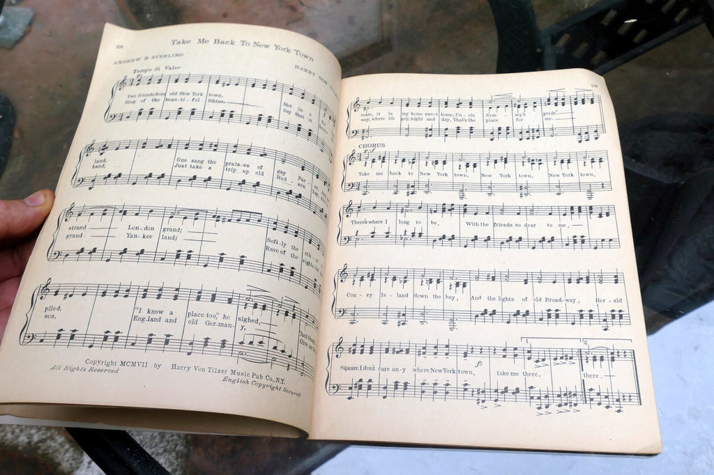 Harry Von Tilzer's Favorite Hits Songs Sheet Music 1922