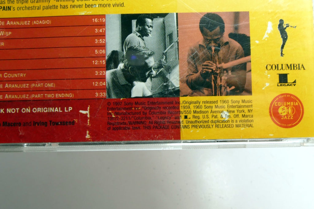 Sketches of Spain CD - Miles  Davis CK 65142 Columbia / Legacy  1997 Sony Music