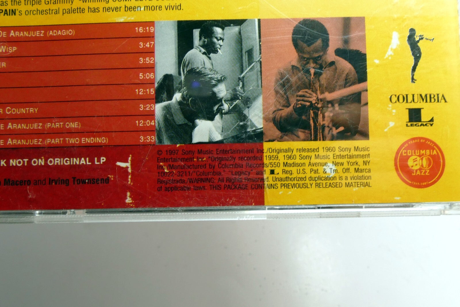 Sketches of Spain CD - Miles  Davis CK 65142 Columbia / Legacy  1997 Sony Music
