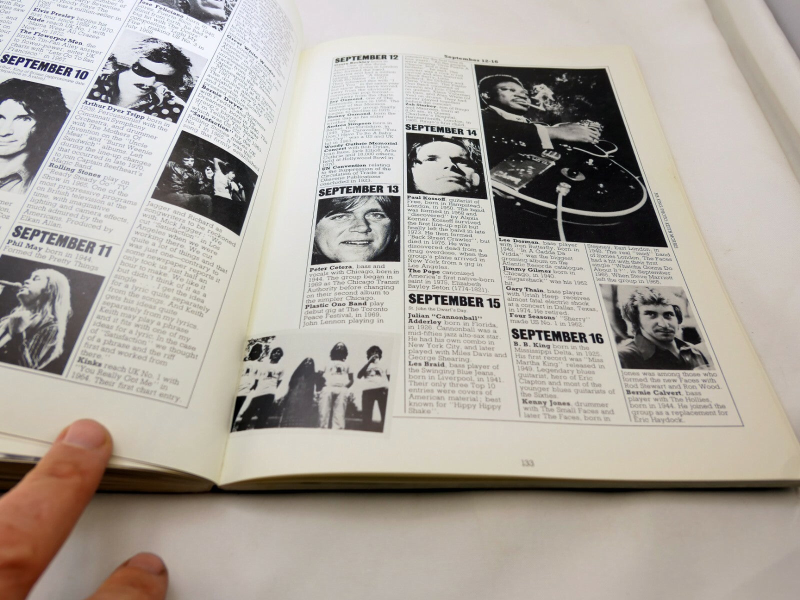 THE ILLUSTRATED ROCK ALMANAC by Pearce Marchbank & Barry Miles (1977)1st Edition