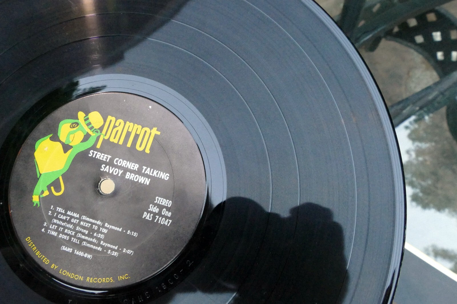 Savoy Brown Street Corner Talking USA 12” Vinyl Parrot – PAS-71047 SAHS-1600-TH
