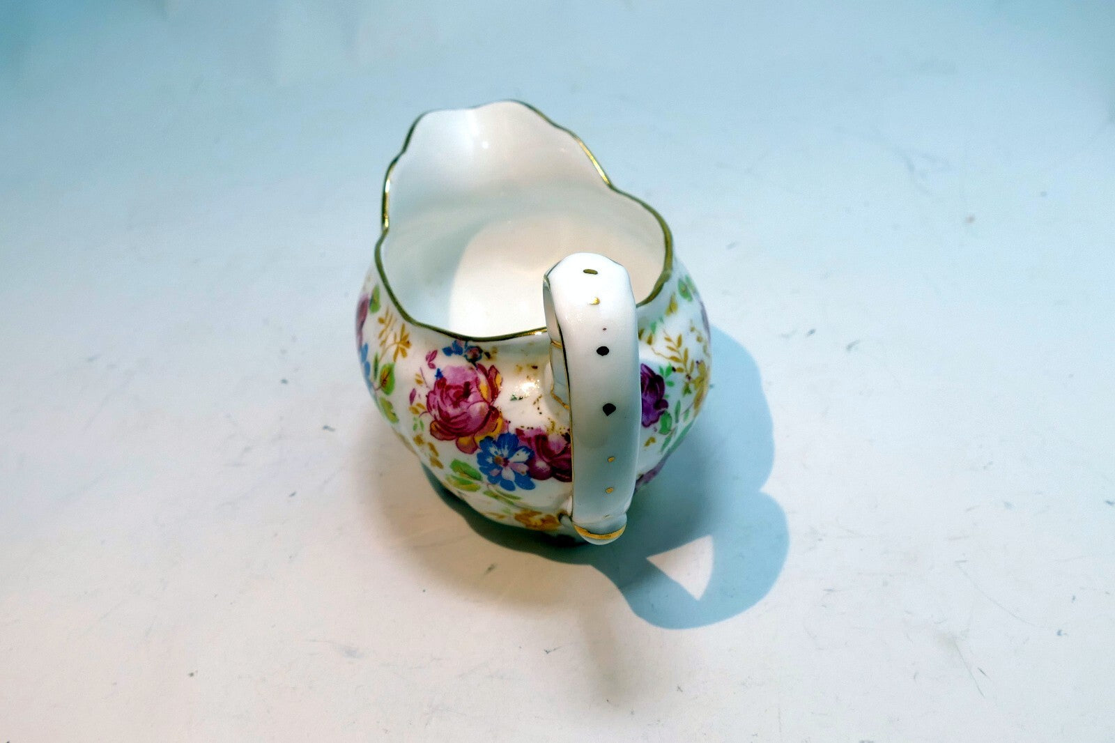 Royal Stafford Creamer pitcher  only ~June Roses~ Bone China made in England