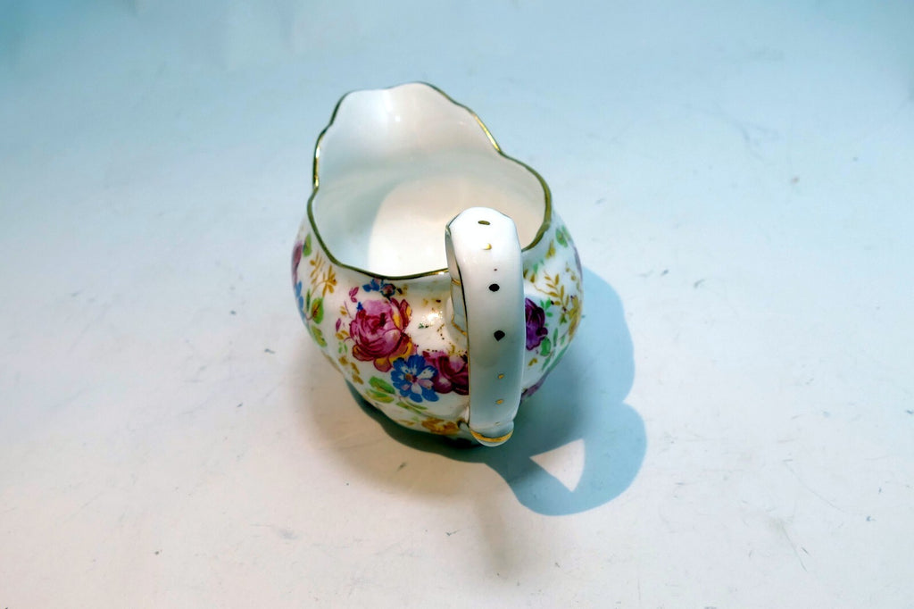 Royal Stafford Creamer pitcher  only ~June Roses~ Bone China made in England