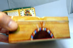 "Night before Christmas"  Book Shaped Tin with box mouse sleep - boxed