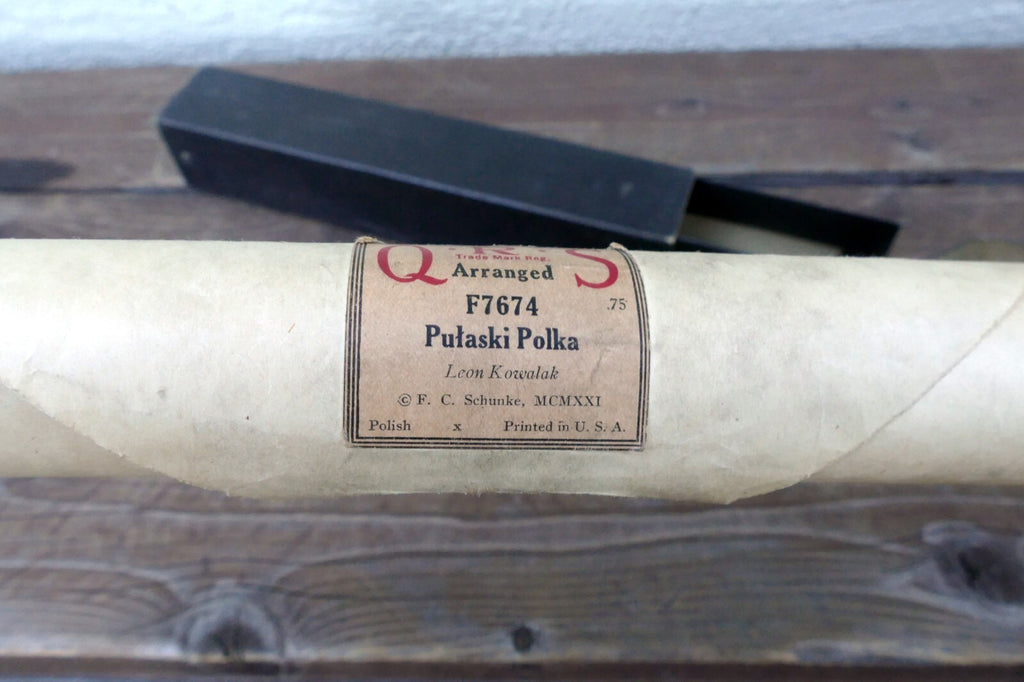 QRS F7674 Arranged Piano roll Pulaski Polka