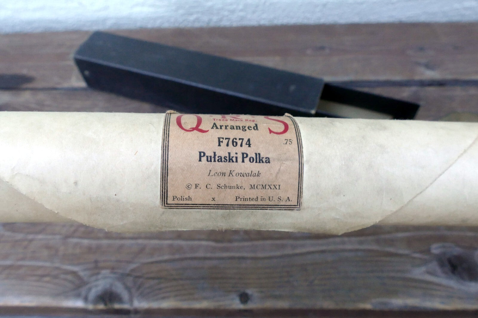 QRS F7674 Arranged Piano roll Pulaski Polka