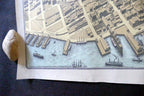 The Exposition City San Francisco 1912 Map Art Print Press Reprint 1970 16X23"