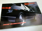 Pontiac 1985 "we build excitement" dealership advertisement sales brochure car