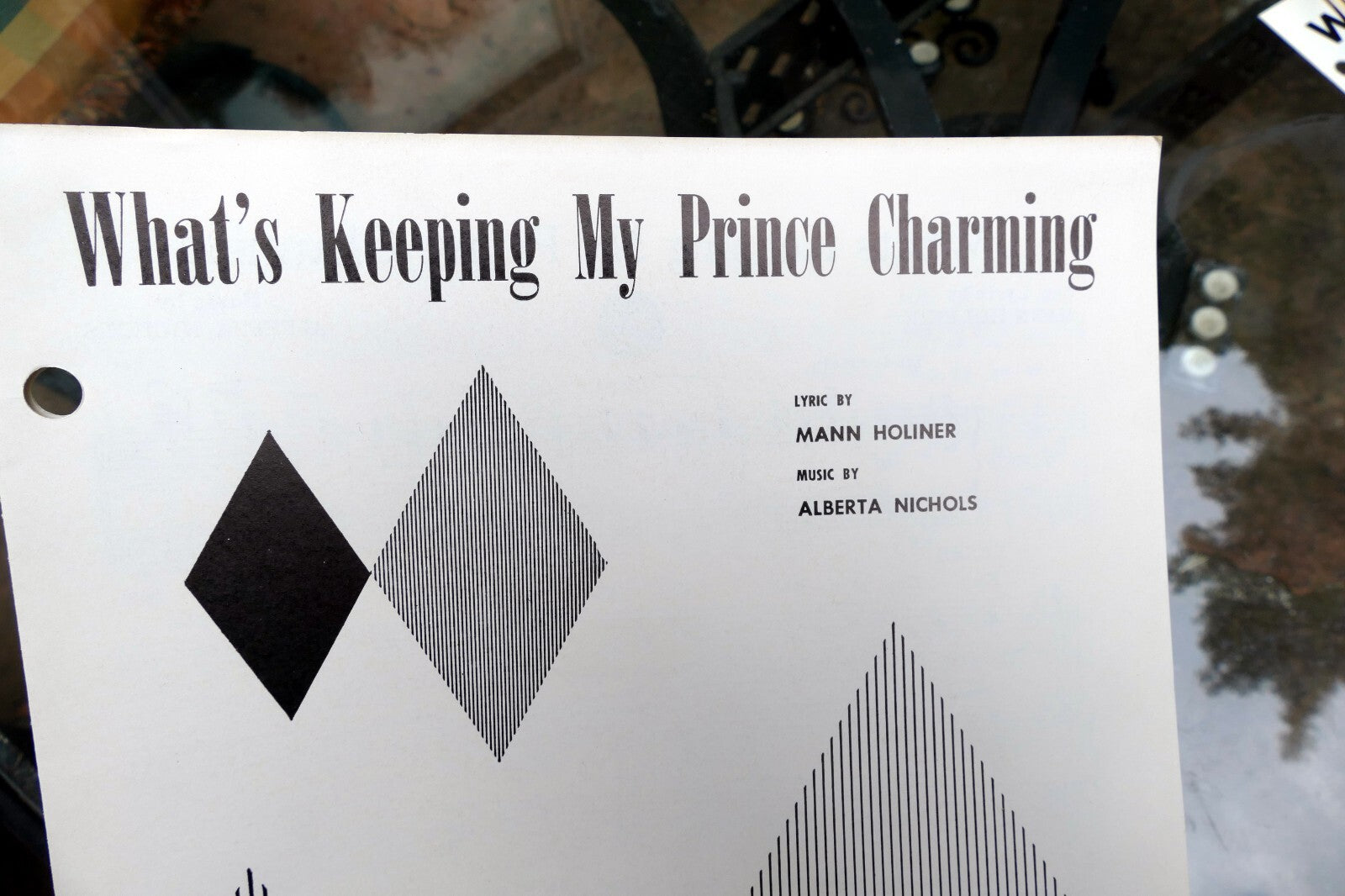 What's keeping my prince charming alberta nichols sheet music 1958