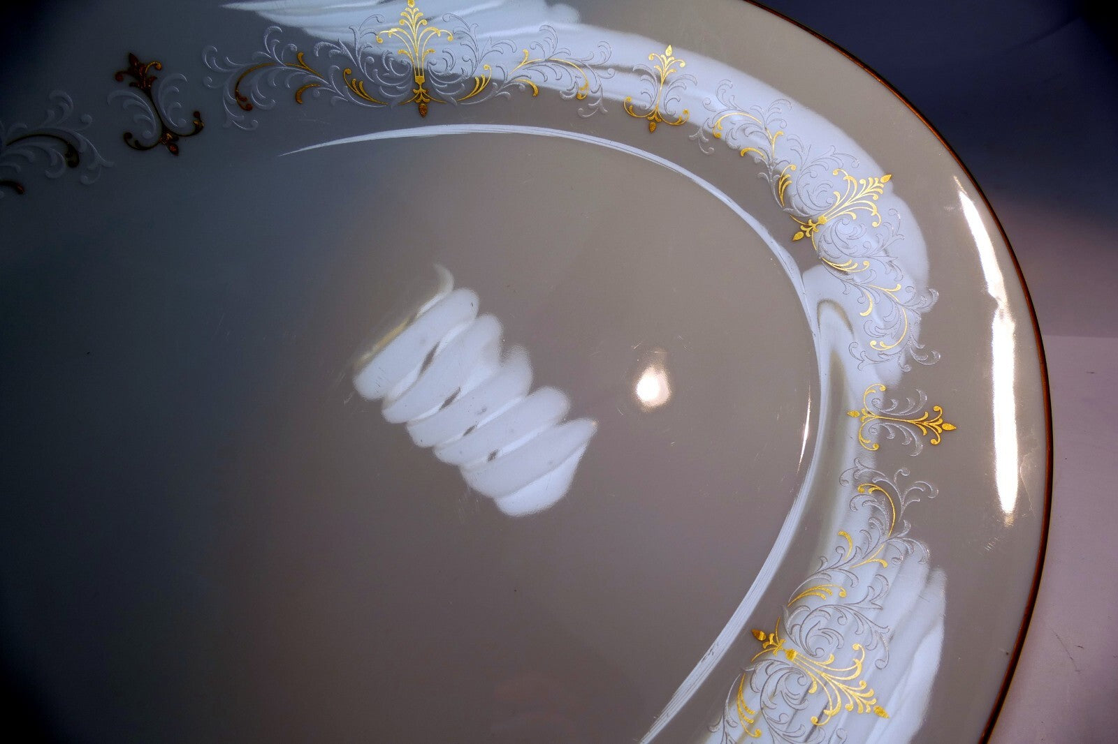 Noritake Courtney #6520 Platter Dinner Plate main dish Thanksgiving large 14"