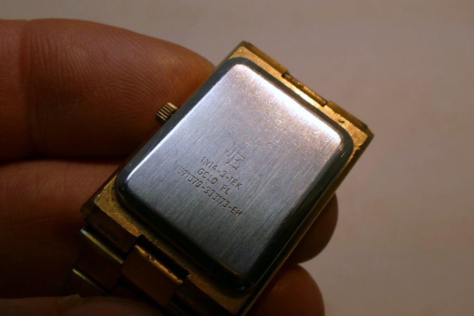 Gerrard Phillipe Diamond Quartz 18K plated Gold Tone Watch