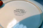 Special Friends Plate Genuine Porcelain Lasting Memories 6" Gold Trim Japan