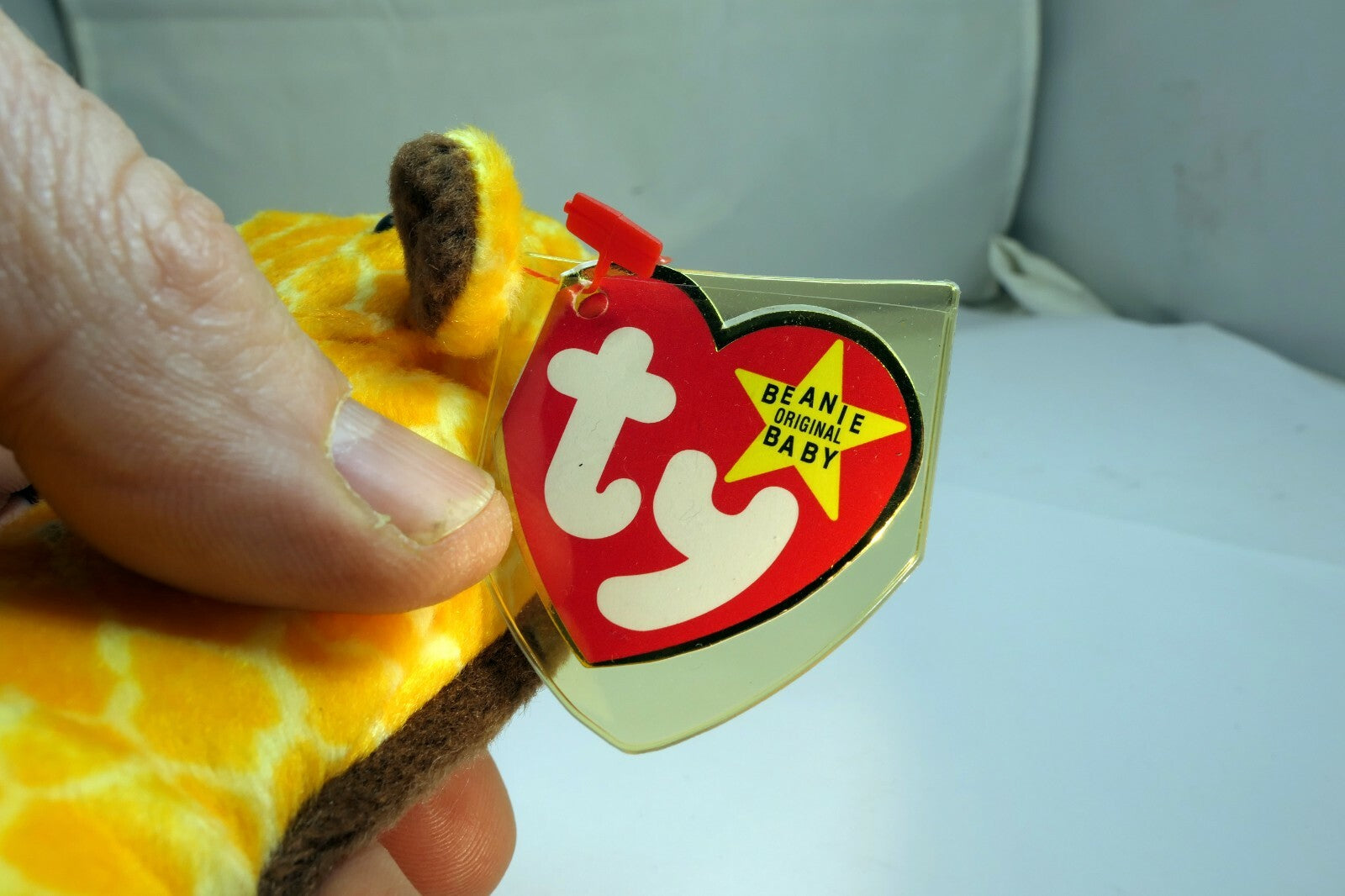 TY Beanie Baby Twigs 5-19-1995 Style 4068 GIRAFFE  WITH  ERRORS