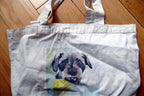 Schnauzer puppy terrier tote bag shopping bag