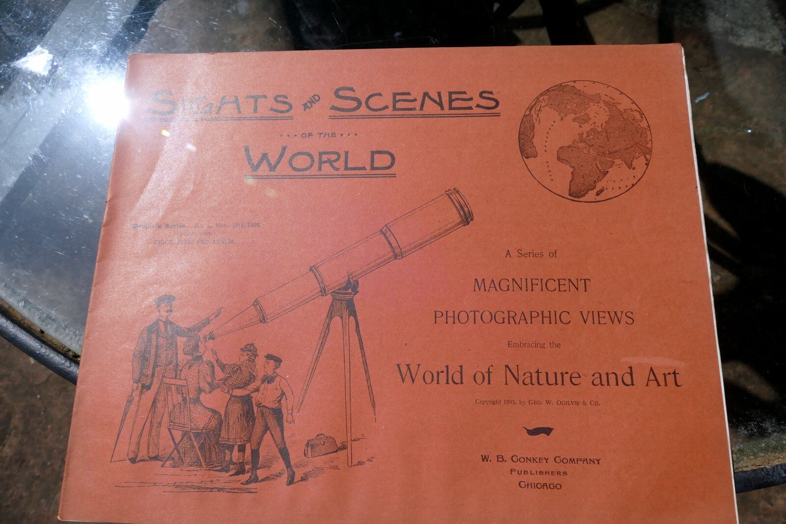Sights and Scenes of the World No 4, Nov. 1893 Nature and Art Photographic Views