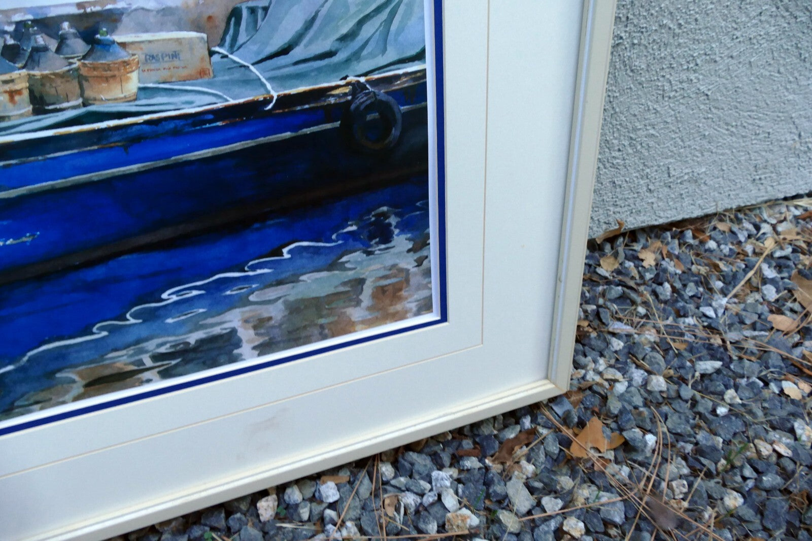 Steve Stento Watercolor "Alessandro" Italian Painting Print Venice Canal boat