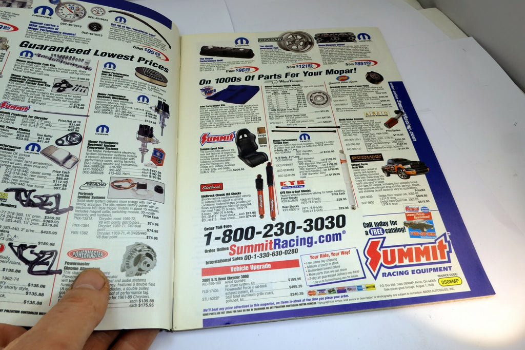 MOPAR Muscle Magazine August 2005 Indy E-Z Big-Block Aluminum Heads 400 Daytona