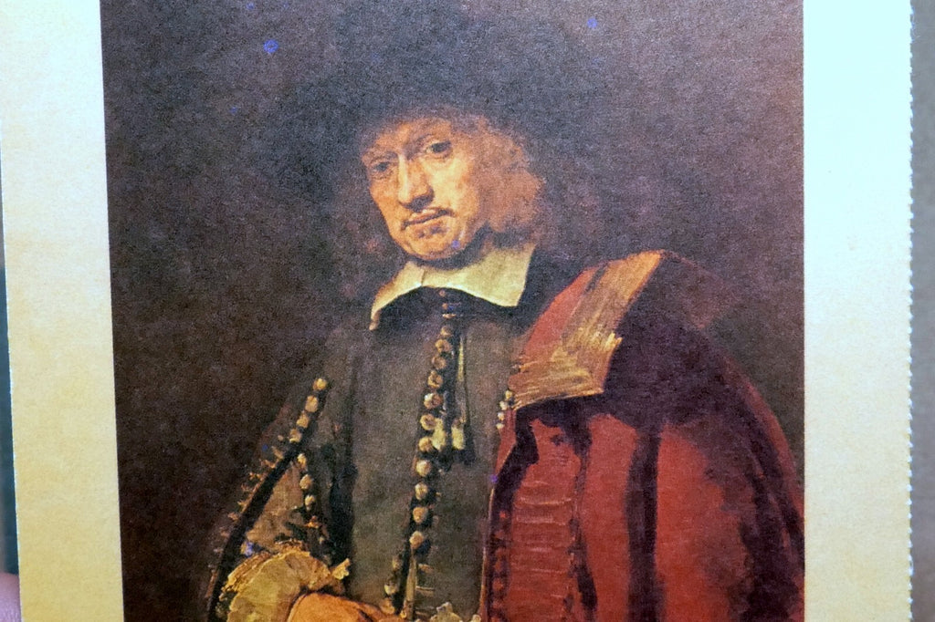 Postcard jan six wood by rembrandt picture 4x5" 10x13cm