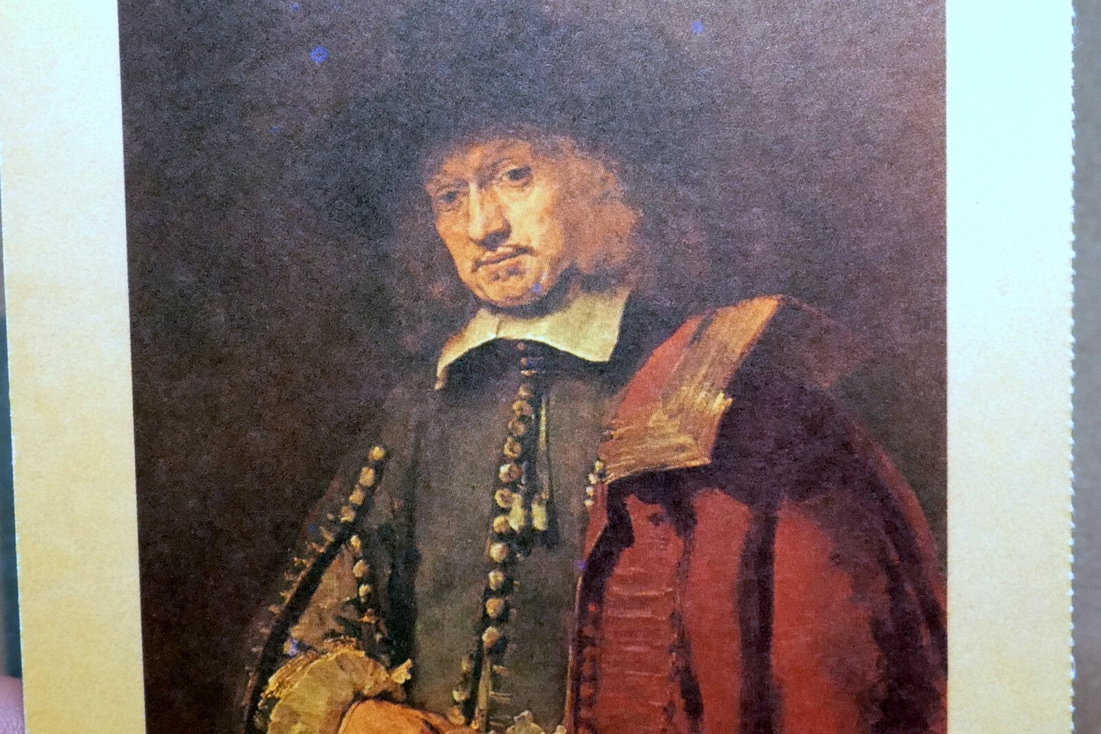 Postcard jan six wood by rembrandt picture 4x5" 10x13cm