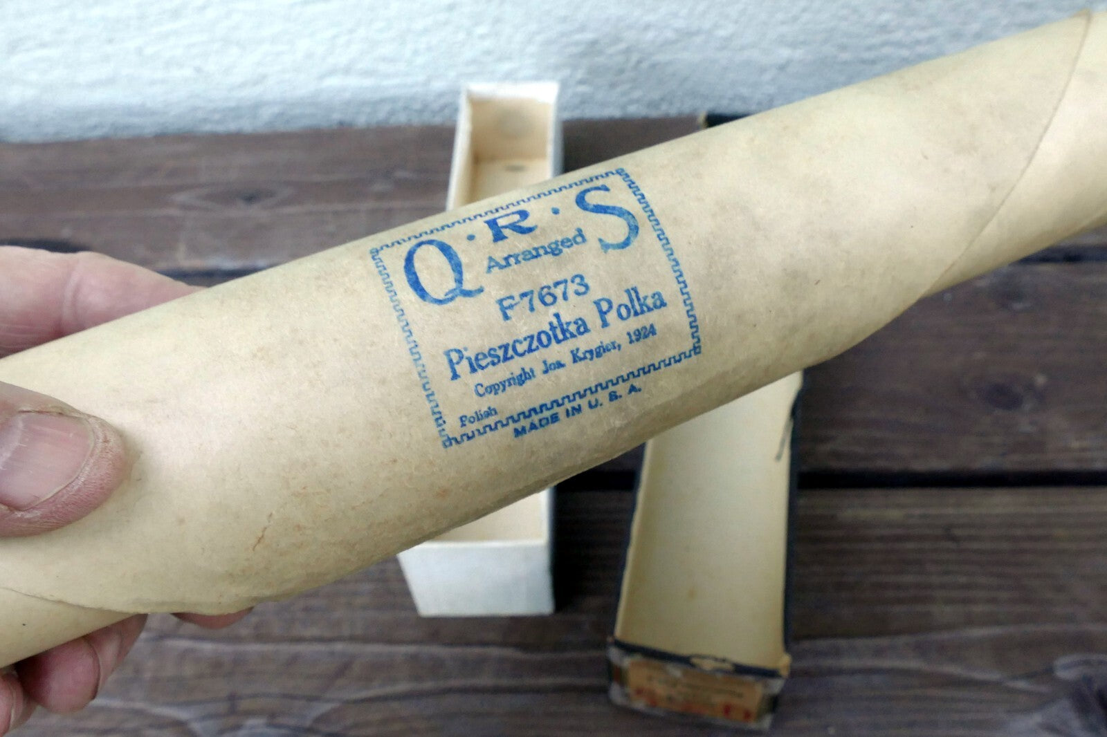 QRS Arranged F7673 Pieszotka Polka by J. Messina Piano roll