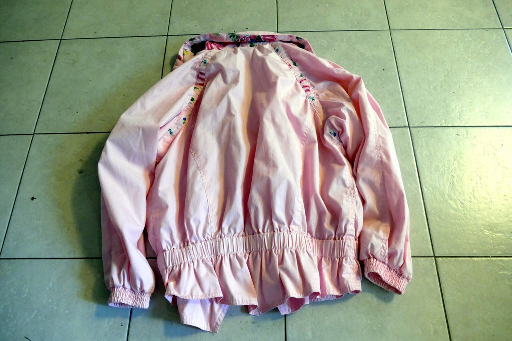 Sweet Girl Light weight Rain Jacket Sz. M 10/12 Pink